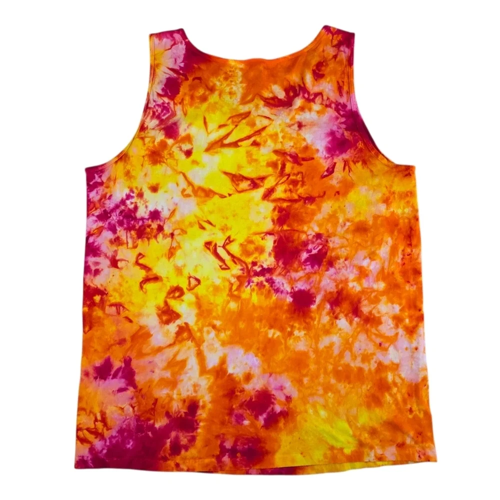 Comfort Colors The Glow Co Manifest That Sh*t Tie Dye Tank Top XL Cotton Graphic
